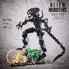 MOC 7048 Alien Monsters Building Blocks Set Xenomorph Model Building Kit 958PCS Creative Movies Series Toys for Adults and Kids