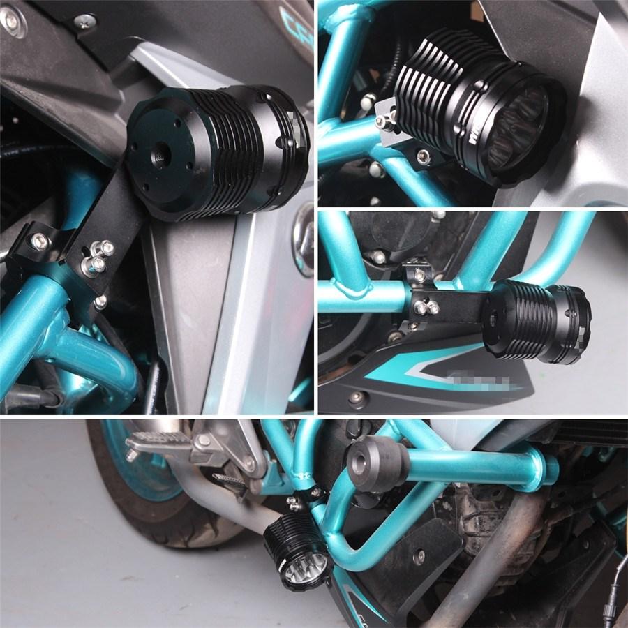 Aluminum Alloy Motorcycle LED Headlight Tube Fork Bracket Clamp Holder 22-36mm