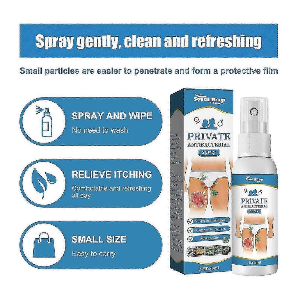 Anti-Itch Spray Refreshing Soothing Spray Private Long-Lasting External Anti-Itch, Remove Odor, Natural Herbal Formula 25-26