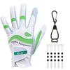 Karamagic Golfhandschoen voor Links PU Comfortabel met Clip en Golf Mannen, Hand, Stof, Pasvorm, Tee, Multifunctioneel, Wasbaar.
