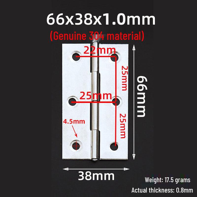 Stainless Steel Folding Casement Hinge for Doors, Windows, Wooden Boxes & Luggage (1-4 inches)