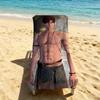 Lingering Lust Love And Deepspace Towel For Outdoor Camping Beach Towel Super Absorbent Quick-Drying Summer Towel