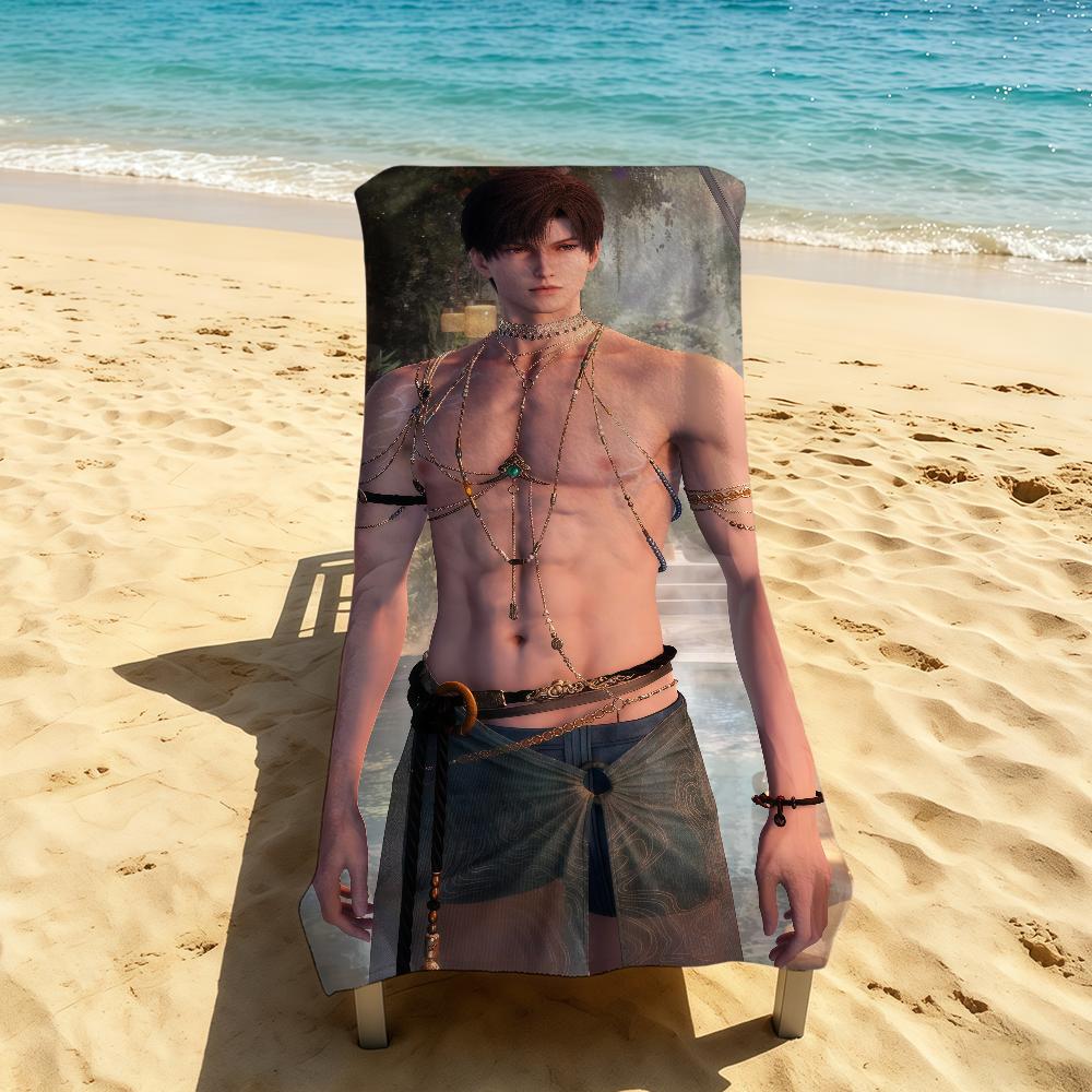 Lingering Lust Love And Deepspace Towel For Outdoor Camping Beach Towel Super Absorbent Quick-Drying Summer Towel