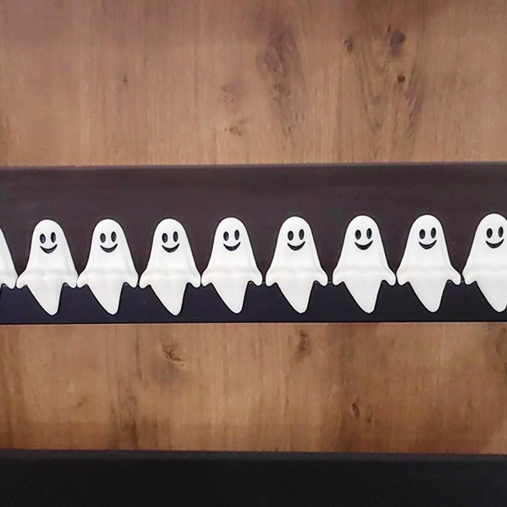 20pcs Sitting Pose Joy Garden Ghost Ornament Halloween Ghost Statue Decorations  Desktop Decoration