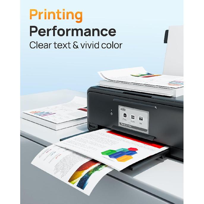 E-Z Ink Remanufactured Ink Cartridge Replacement for Epson 702XL T702XL High Yield Epson 702 T702 To Use with Workforce Pro WF-3720 WF-3730 WF-3733