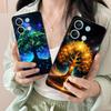 World Life Tree Mobile Phone Case for Xiaomi Redmi Note 14 13 12 11 S Pro Plus 4G 5G Colorful Printing Cover Pretty Luxury Cover