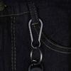 Mini Titanium Alloy Simple Keychain Connection Key Ring Quick-hang Buckle Simple Clasp Horseshoe Hanging Buckle Keyring EDC Tool
