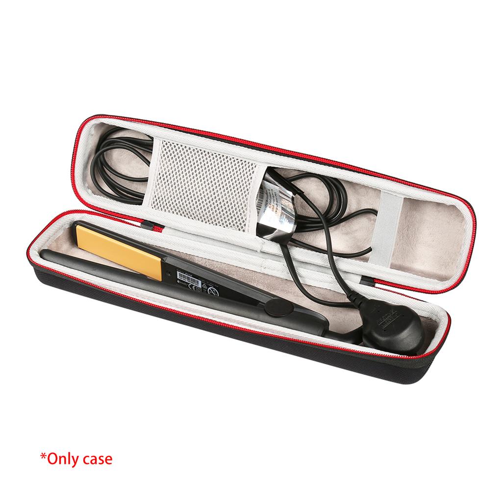 Portable EVA Hair Straightener Storage Bag Curling Iron Storage Container EVA Hair Straightener Protective Travel Carrying Case