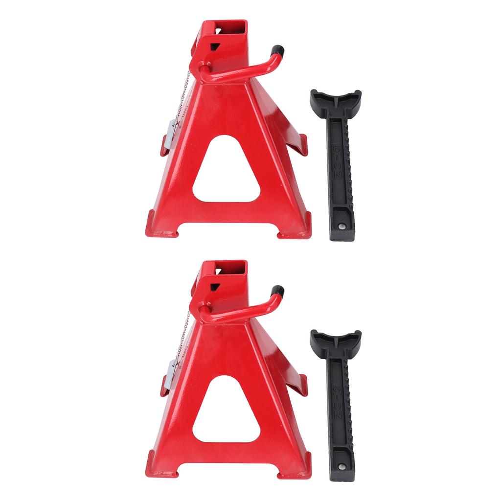 2er Set Wagenheberständer 6 Tonnen Tragfähigkeit Höhenverstellbar Schwerlaststahl Auto Hebeständer