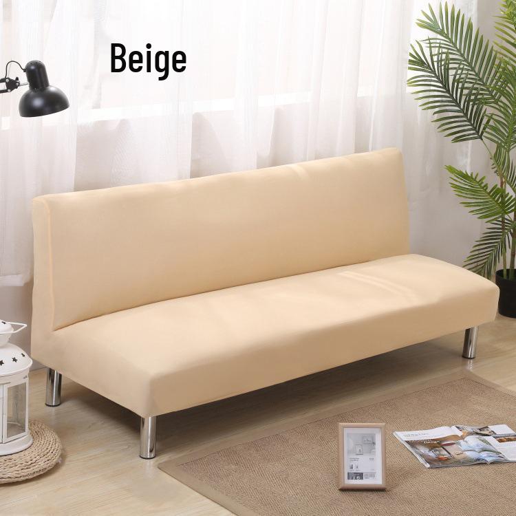 Elastic Non-Slip Printed Sofa Bed Cover Without Armrests