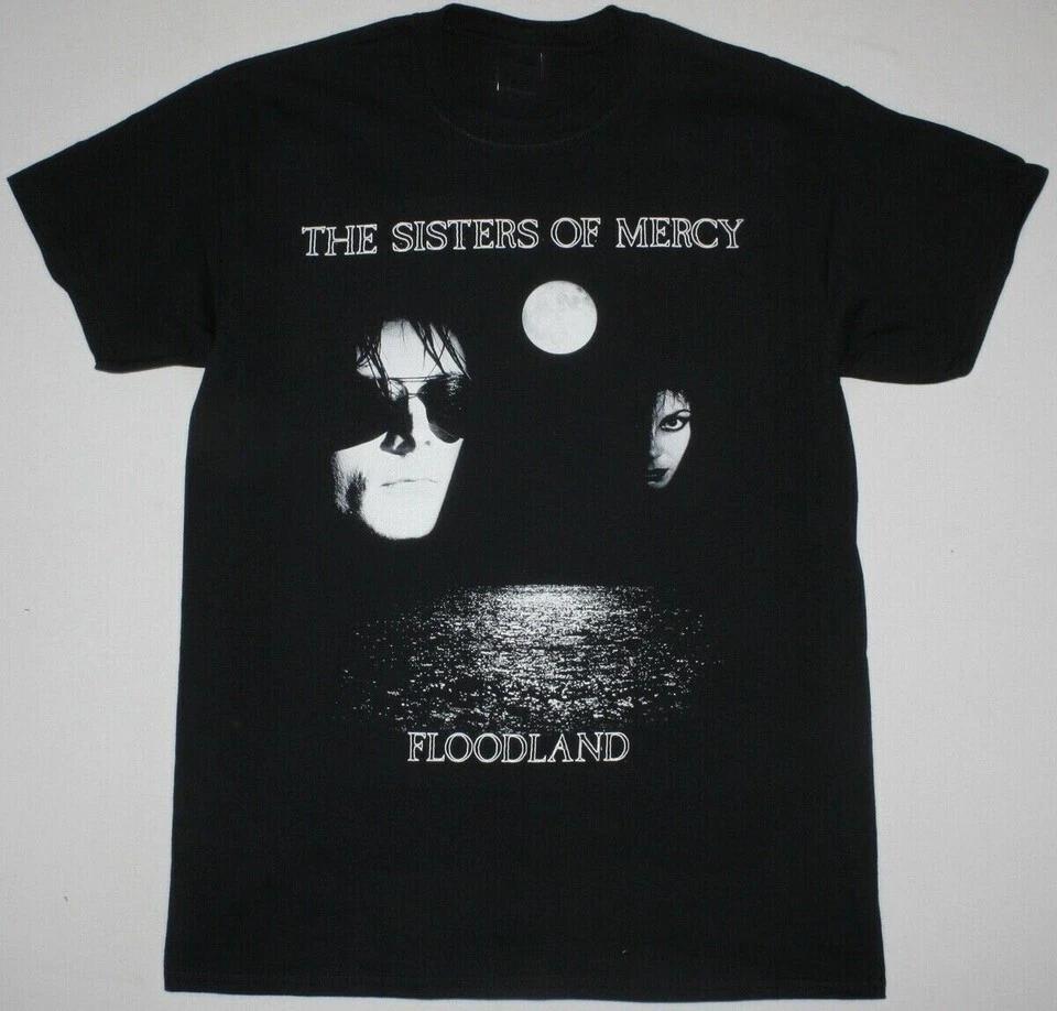 THE SISTERS OF MERCY FLOODLAND RARE COTTON BLACK Shirt S