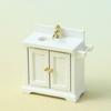 Kitchen Sink Cabinet Miniature Furniture Model Accessories Role Play Furnishings Set for Kitchen Doll House
