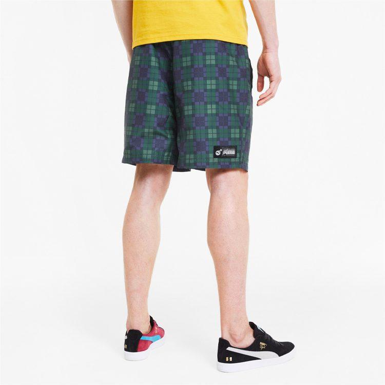 Puma X The Hundreds Casual Shorts Men's Green Moderate 596752-02