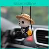 Car Decorative Pendant Cross-border Exclusive Creative Cartoon Panda Car Hanging Decoration Resin Material Cute Style