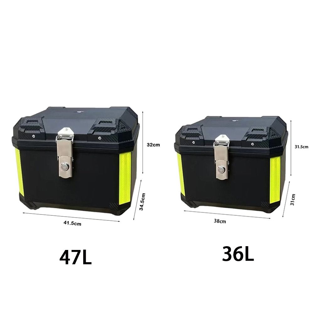 36L Motorcycle Trunk Waterproof Bike Accessories Spacious Motorcycle Accessories  Motorcycle Use