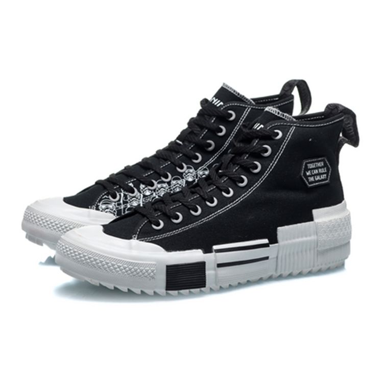 Li Ning Star Wars Collaboration Series Star Path High-Top Sneakers Men Sneakers Black AGCQ241-3