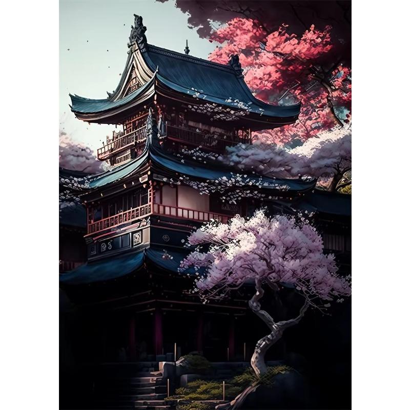 Pop Neon Japonsko Tokio Městská krajina Plakátové tisky Estetika Přírodní scenérie Anime Komiksy Nástěnné umění Tisk na plátno Domácí dekorace