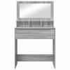 Bedroom Dressing Table Grey Sonoma 80 x 39.6 x 135 cm