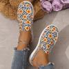 Shoes for Women Spring and Autumn Women's Flats Mixed Colors Round Toe Leopard Print Low-heeled Casual Shoes Women