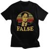 Mode The Office TV-Serie T-Shirt Dwight Schrute Falsches T-Shirt Unisex Kurzarm Vintage Grafik-T-Shirt Reines Baumwoll-T-Shirt Geschenk