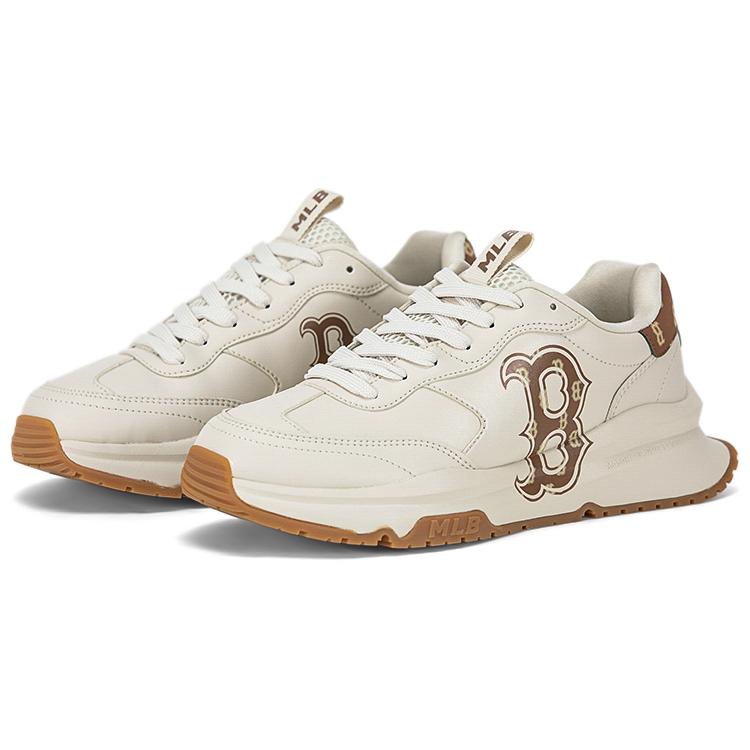 New MLB Chunky Runner Low Top Casual City Commute Running Shoes Unisex Brown 3ASHCRM3N-43BRS