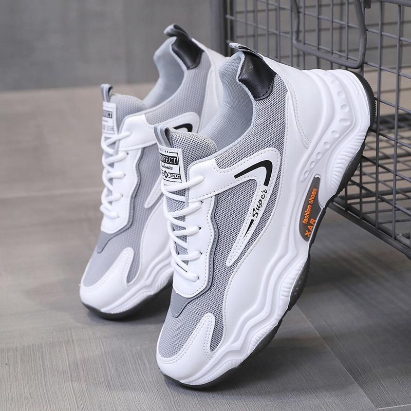 Mesh Atmungsaktive Männer Turnschuhe Casual Mode Jogging Trainer Neue Komfort Plattform Sport Laufschuhe Mann Tenis Masculino