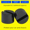 Durable Car Jack Rubber Pad Slotted Rail Hydraulic Slotted Jack Stand Pad Wear Resistant Floor Lifting Rubber Pad