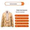 New Arrival: Embroidered Patchwork Down Jacket with Fur Collar for Middle-Aged & Elderly Mothers - Chinese Style Winter Outerwear