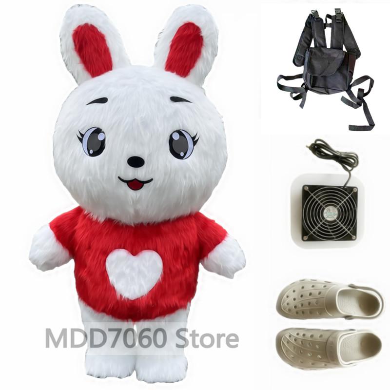 Inflatable Giant Panda Costume Funny Plush Mascot Suit For Street Party Role Play Cosplay