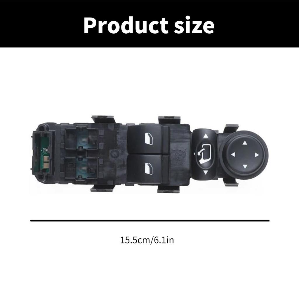 Car Power Window Height Adjuster Glass Elevating Device Control Switch Push Button Accessories for C4 6554.HE 9651464277