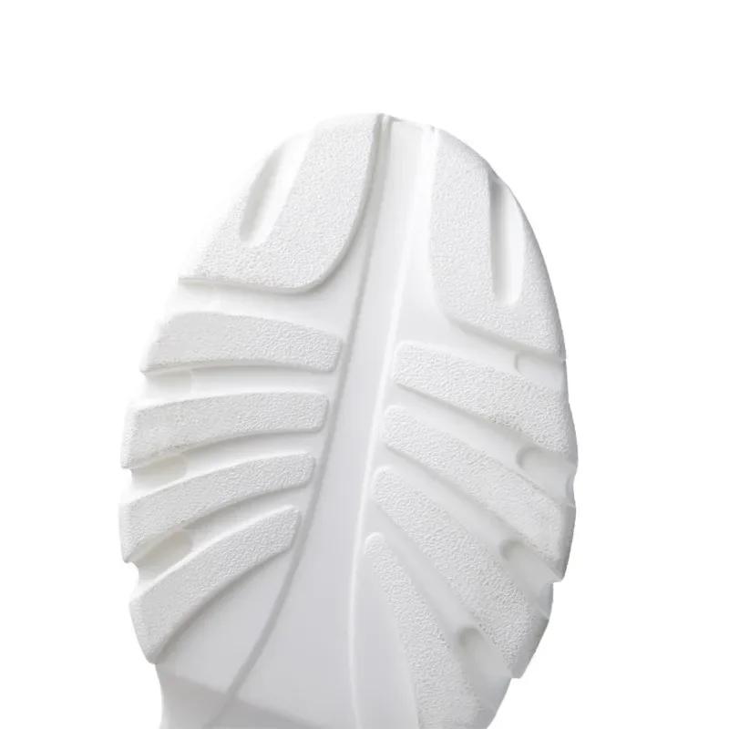 Tênis da Moda de Sola Grossa Feminino Harajuku Retrô Velho Sapatos de Plataforma Casual Confortável Respirável Aumentado Sapatos Brancos Femme Zapatos