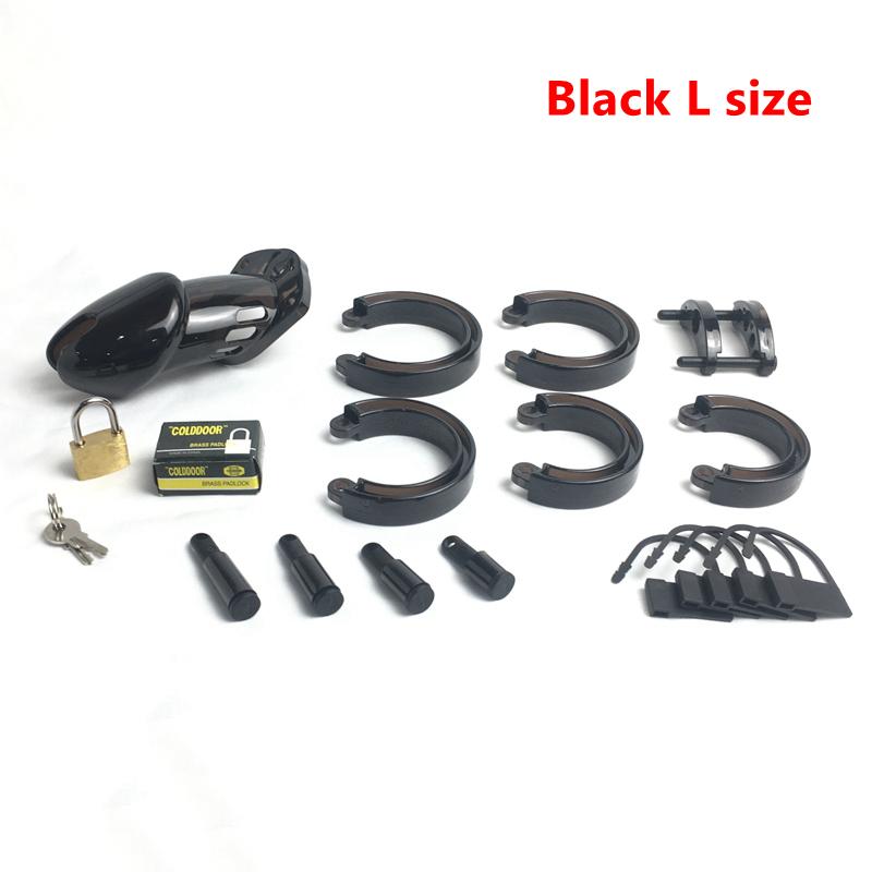 Plastic Chastity Cage for Male Bondage Ball Stretcher Cock Cage Penis Lock Penis Ring  Chastity Belt Sex Toy for Man Sex Toy