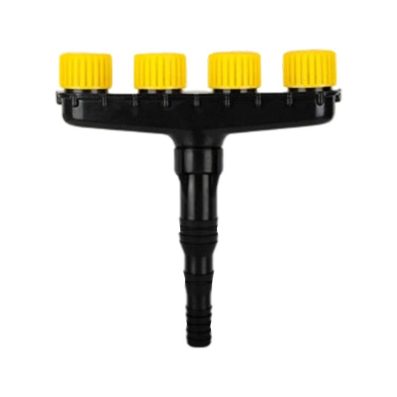 Plastic Sprayed Head with 360 Degree Angles Adjustment for Uniform Water Distribution in Flowerbeds and Vegetable Garden