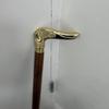 Wooden Walking Stick Wooden Cane With Unique Brass Design Handle For Seniors