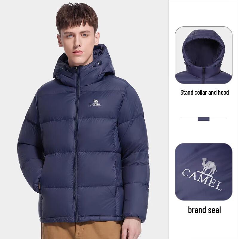 CAMEL Men s Outdoor Puffy Duck Down Jacket S