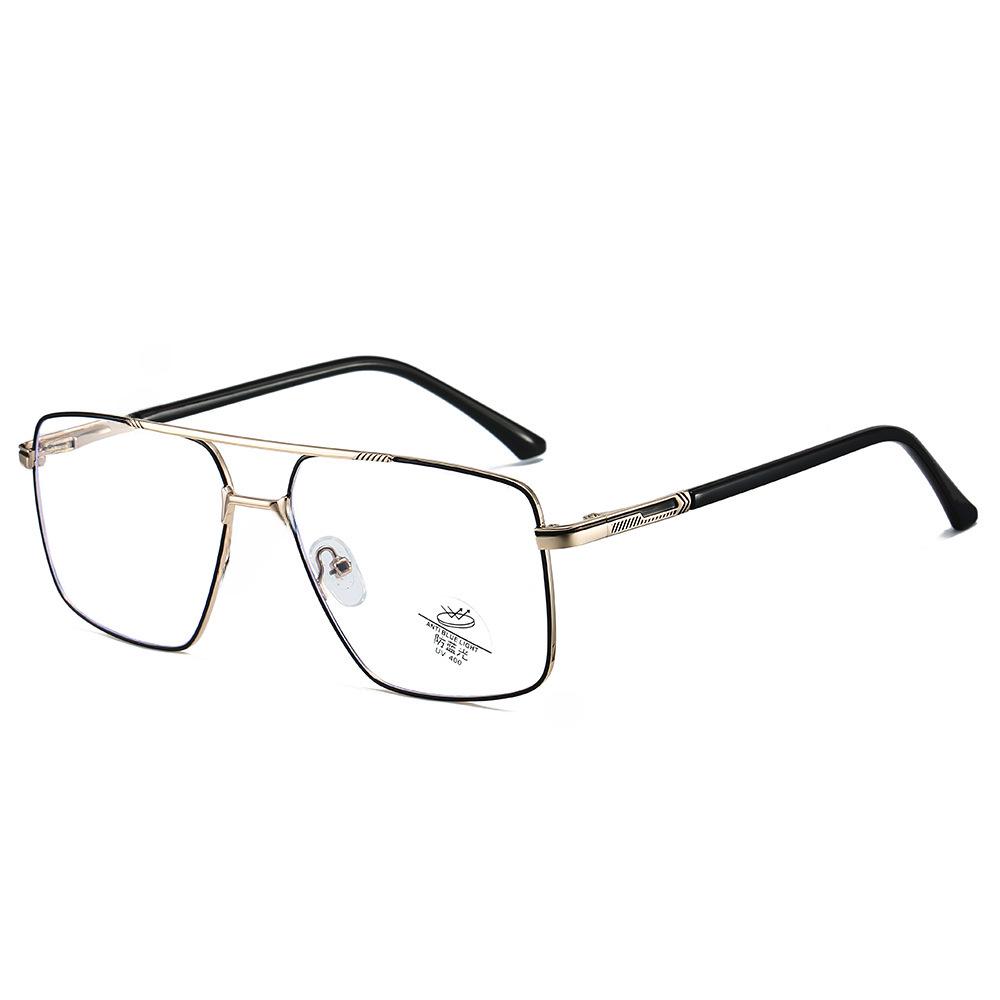 2024 Men's Anti-Blue Light Metal Business Glasses: Anti-Radiation Optical Frames