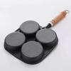 Balde Cast Iron 4-Hole Egg & Burger Frying Pan