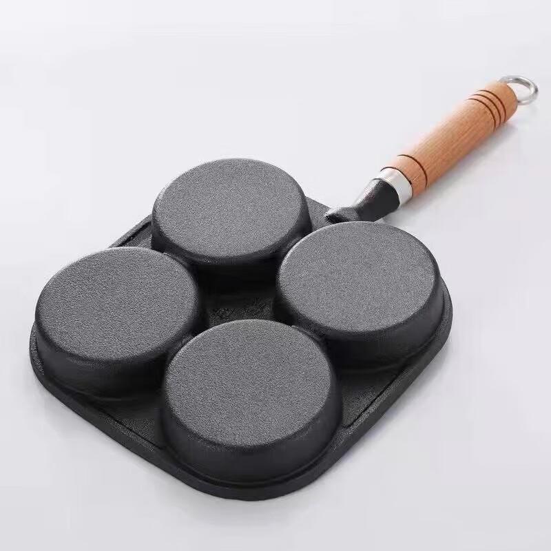 Balde Cast Iron 4-Hole Egg & Burger Frying Pan