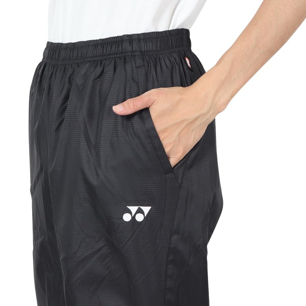 Pantaloni de încălzire pentru vânt cu căptușeală de tenis 80069 Negru M [Yonex] [Unisex] (007)