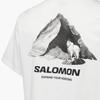 New SALOMON UNI T Shirt Unisex White C28021