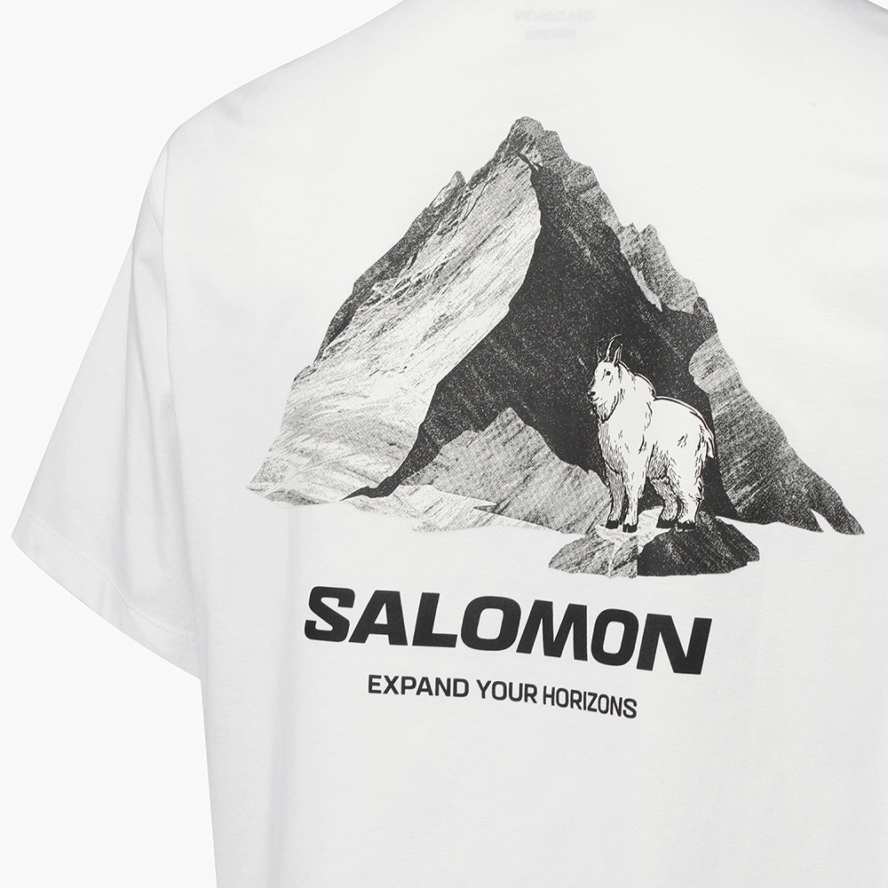 New SALOMON UNI T Shirt Unisex White C28021