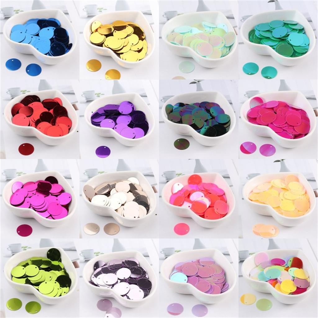 10g(250pcs)/Pack Candy Sequin 10mm PVC Loose Sequins Flat Artesanatos Findings Sewing Wedding Craft Garment DIY Accessory