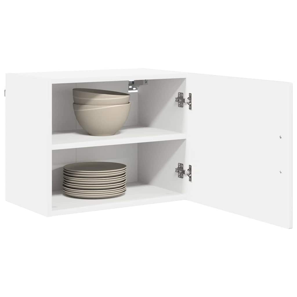 Wall Cabinet PORTO High Gloss White 50 X 31 X 40 Cm Engineered Wood