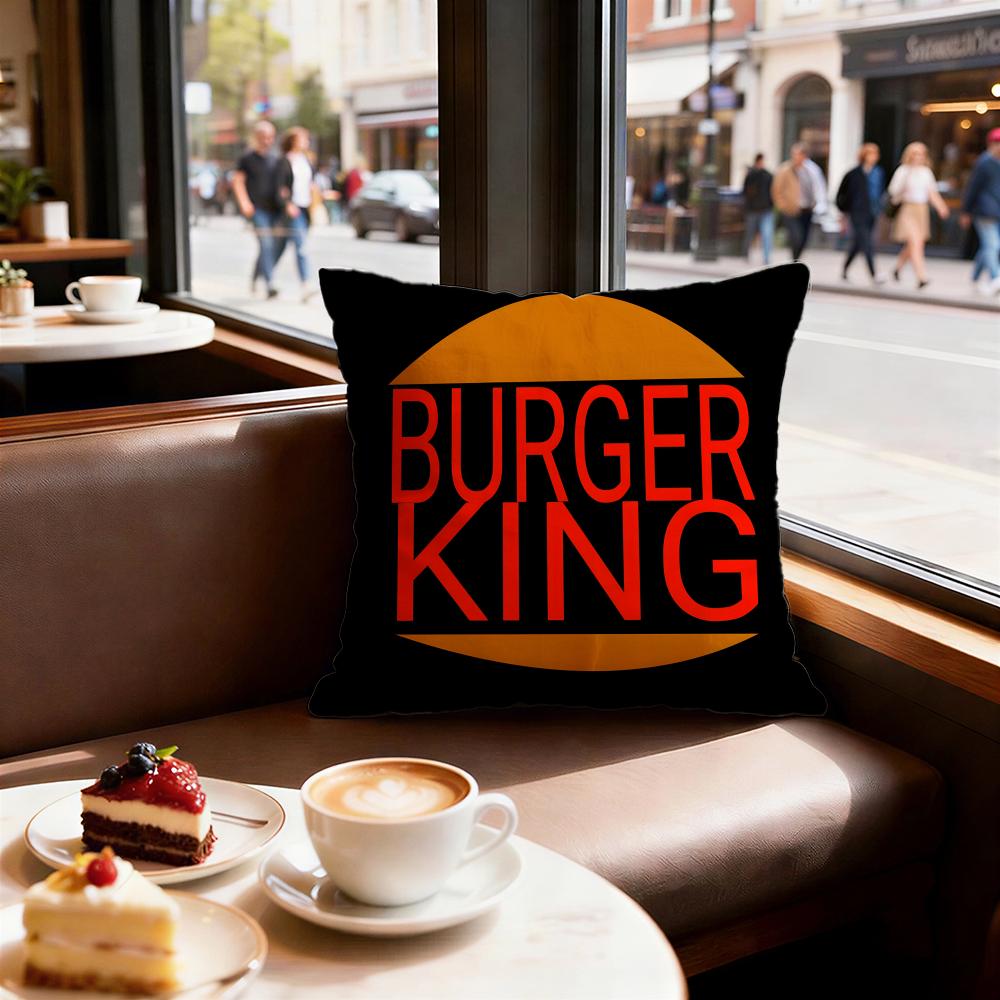 Brand Burger King Cushion Cover Decorative Cushions Covers Cover Sofa X Pillow  Piece X X Pillowcase