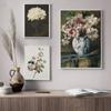 Vintage Flower Nordic Posters, Canvas Painting, Modern Wall Art, Beige Gallery Decor, Picture for Living Room Interior
