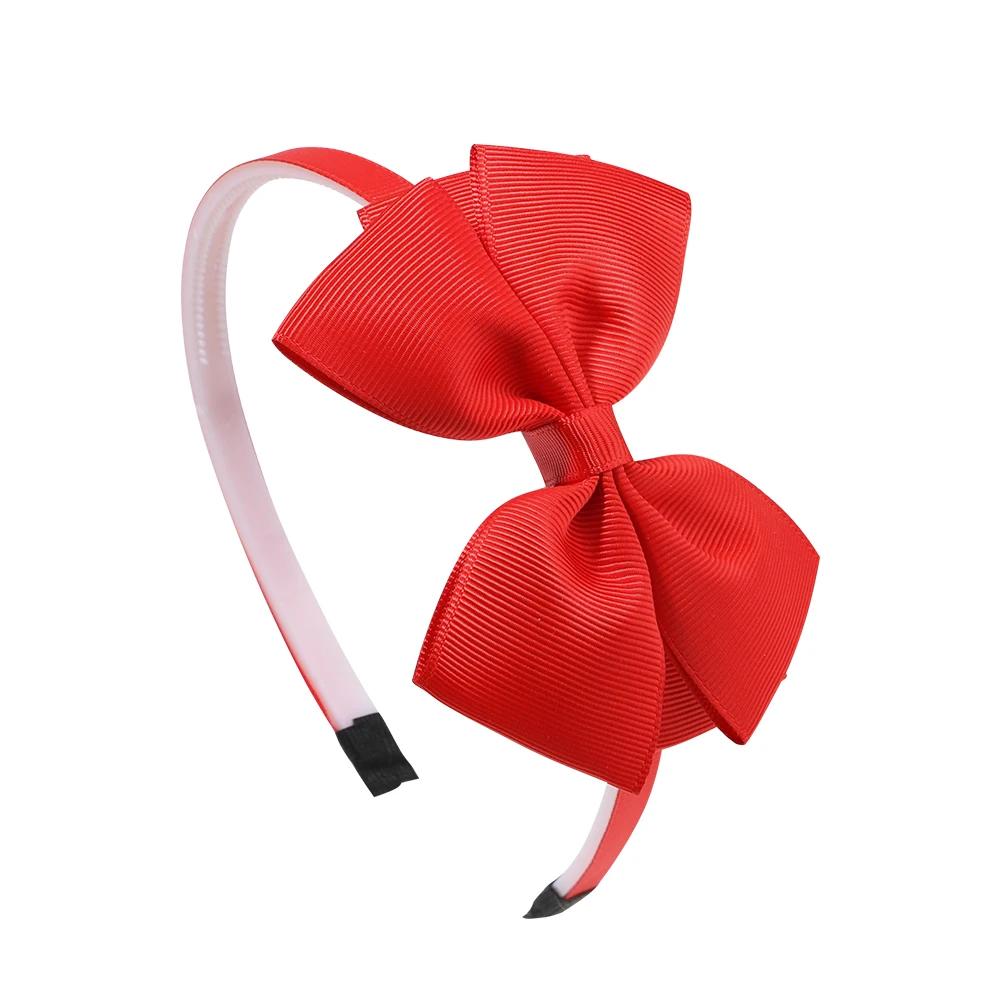 20 Colors Cute Bowknot Baby Girl Hair Band Ribbon Handmade Hair Bows Tiaras Hairbands Headbands Headwear Hair Accessories