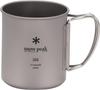 Kubek Snow Peak Titanium Pojedynczy kubek Pojemność 300ml Kubek Lekki Outdoor Camping MG-142