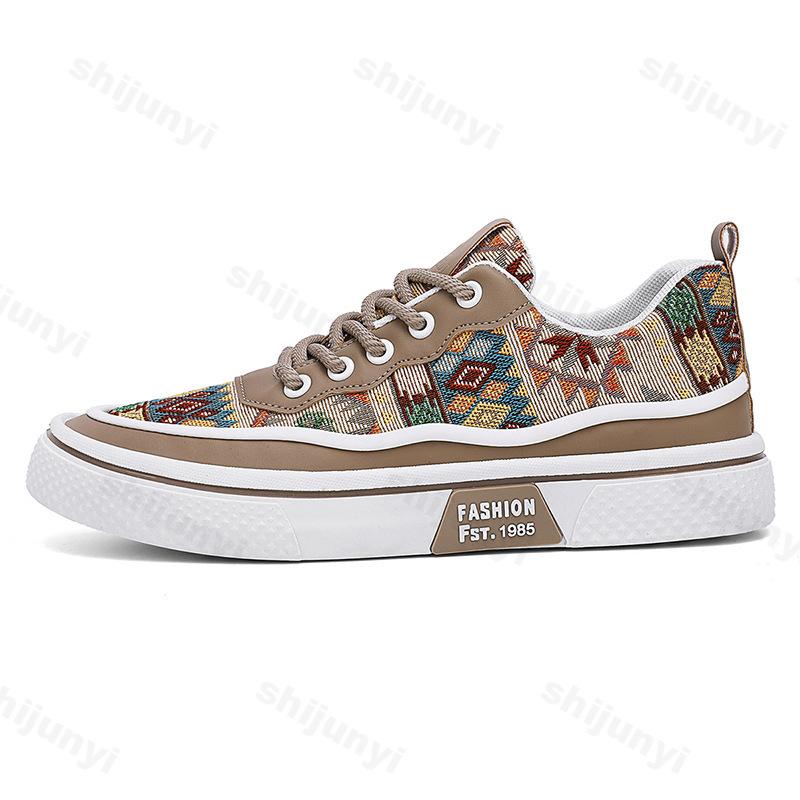 Mens Casual Sports Shoes New Outdoor High Quality Thick Sole Fashion Canvas Shoe Comfortable Breathable Luxury Men's Board Shoes