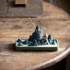 Qianlijiangshan Creative Ceramic Incense Burner Indoor Incense Burner Incense Stick Incense Holder Backflow Incense Burner Ornament