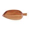 Creative Leaf Shape Dinner Tray More Thicken Round Edge Wood Serving Tray Home